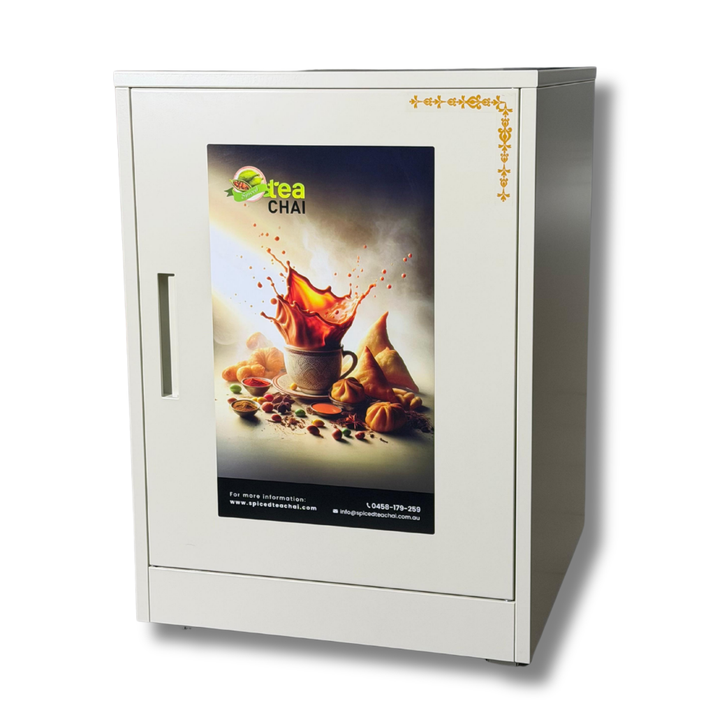 spiced tea chai small machine trolley